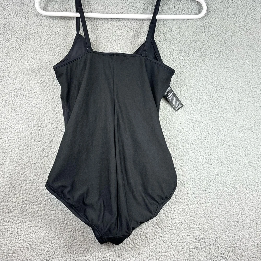 Elegant Black‎ One-Piece Swimsuit
